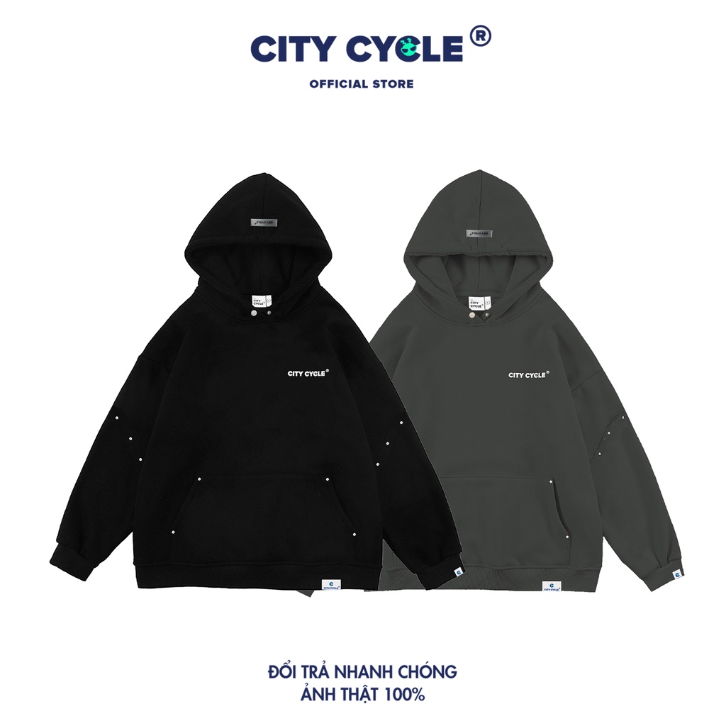 Áo hoodie Star Light City Cycle chất hoodie nỉ bông cotton form rộng ...