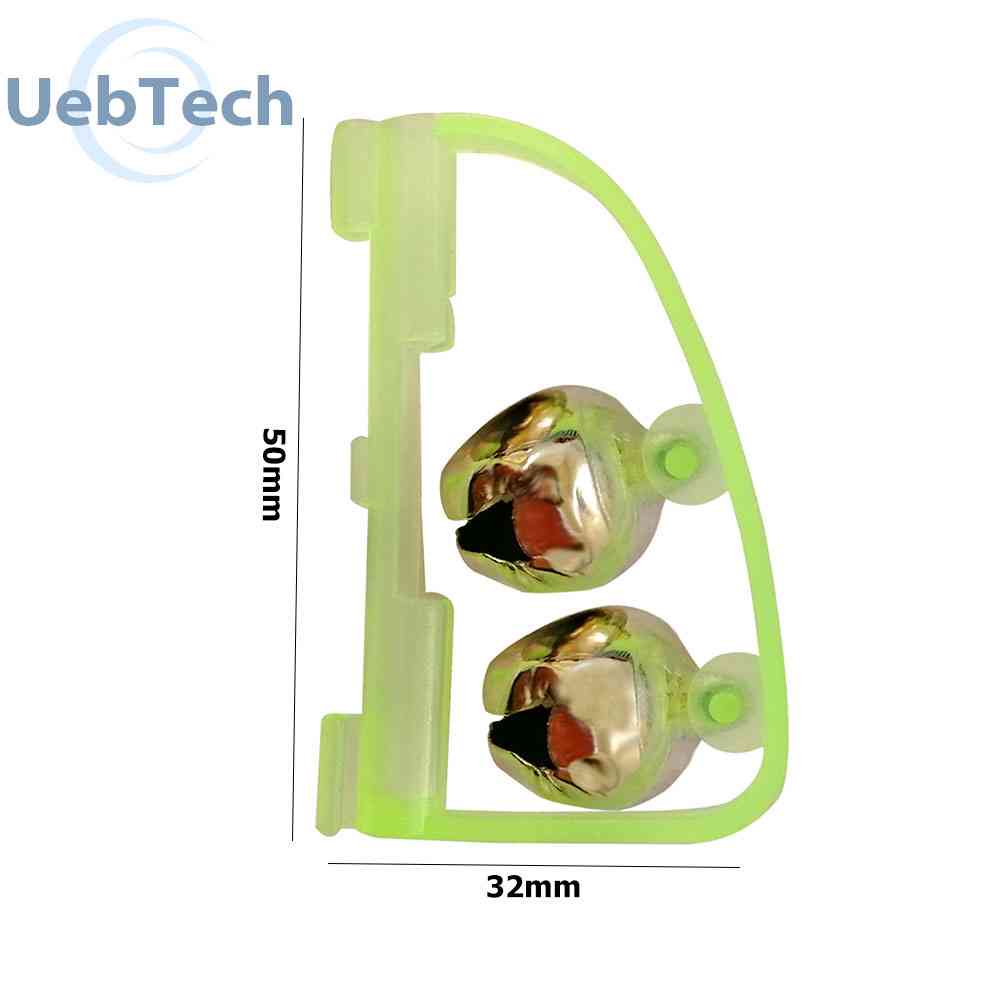 Set 10 Chuông Báo Cá Cắn Câu Dạ Quang Dạng Kẹp Cần Câu Cá