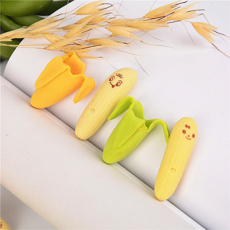 Bộ 2 Cục Tẩy Hình Trái Chuối Hoạt Hình Đáng Yêu Dành Cho Học Sinh Tiểu Học