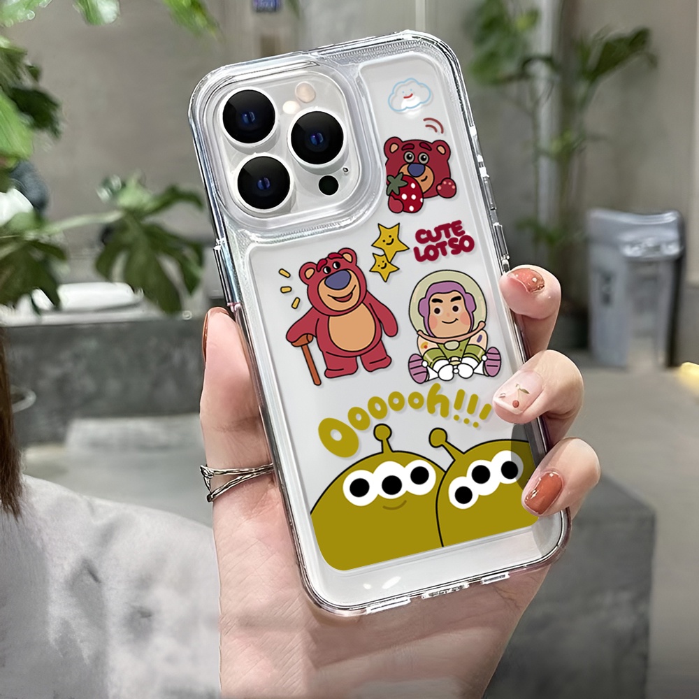 Ốp Điện Thoại Trong Suốt Hình Pachacco Alien Kuromi Cho iphone 14 Pro Max 14 Plus 13 11 12 7Plus X XR XS Max 8 7