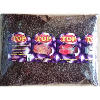 Thức ăn cám top cho cá la hán bột, cá cảnh 500g