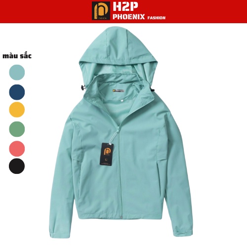 Áo khoác gió nữ h2P chống nước cản gió cản bụi hàng cao cấp chất lương