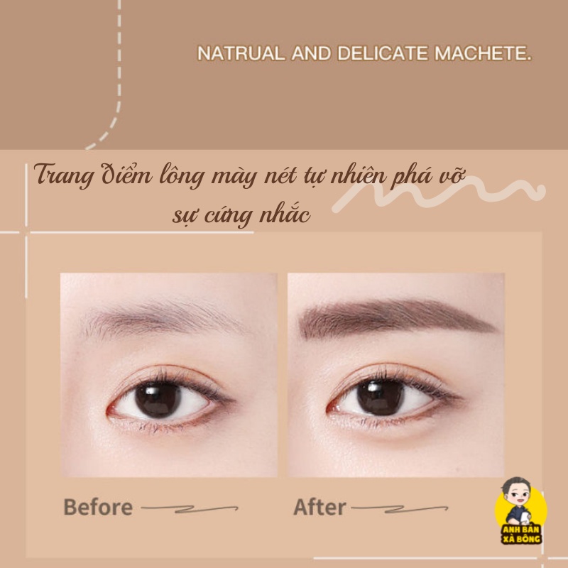 Bút Chì Kẻ Mày Hai Đầu NOVO Ultra Fine Eyebrow Pencil 5518