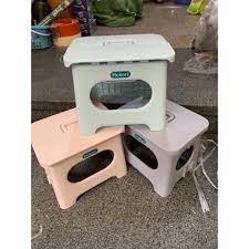 [2 Size] Ghế Đẩu Gấp Gọn Hokori Nhựa Việt Nhật, Ghế Nhựa Cho Bé Gấp Gọn Tiết Kiệm Không Gian