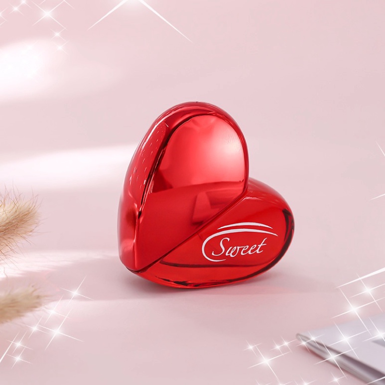 (Gía Sỉ) Nước Hoa Nữ Trái Tim SWEET, Dầu Thơm Nữ Hương Thơm Quyến Rũ, Ngọt Ngào, Quyến Rủ, Hình Dáng Độc Đáo
