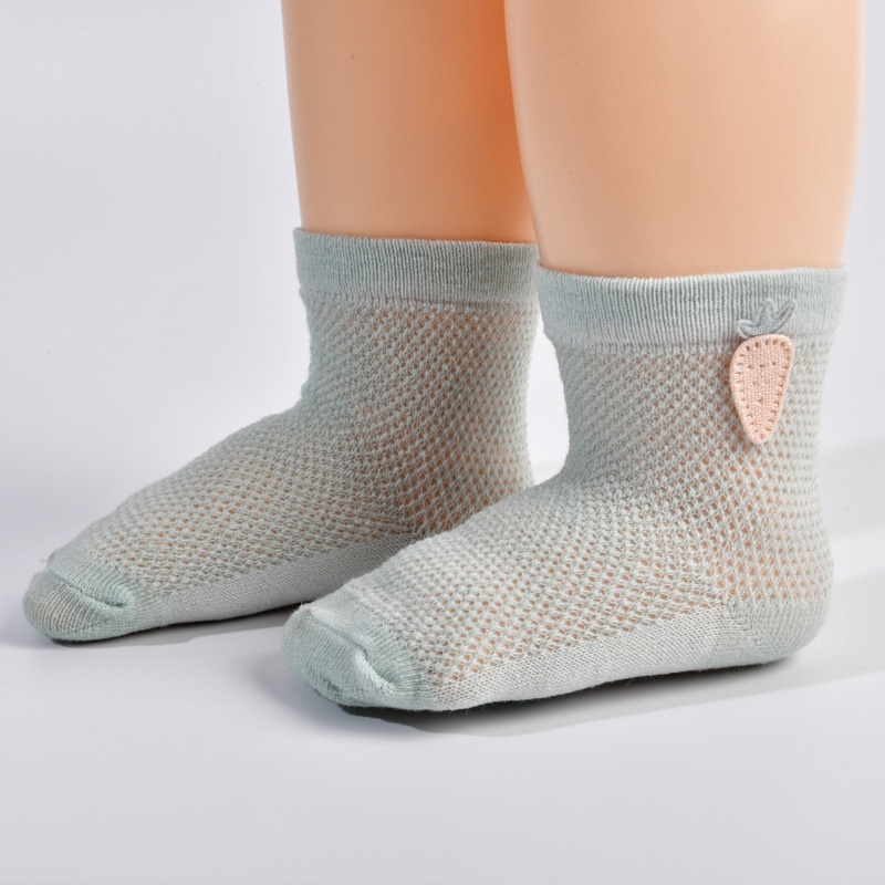Vớ cotton Phối Lưới Thoáng Khí Thời Trang Xuân Hè Cho Bé