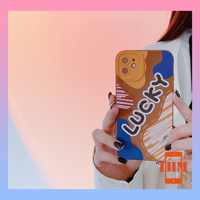 Ốp Điện Thoại Viền Vuông In Hình May Mắn Cho iPhone 6/6plus/6s/6splus/7/7plus/8/8plus/x/xr/xs/11/12/13/pro/max/plus/promax/-273