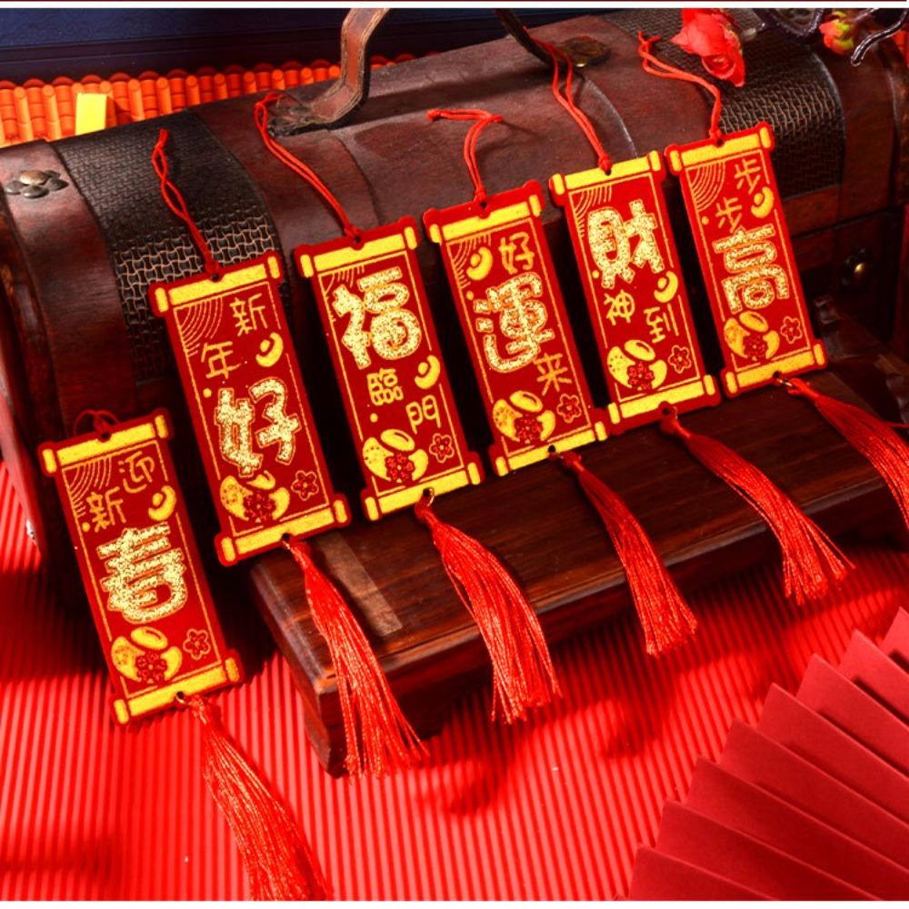 Phụ Kiện Mặt Dây Chuyền Hình Mèo May Mắn Phong Cách Trung Hoa Độc Đáo Trang Trí Nhà Cửa / Tiệc Cưới
