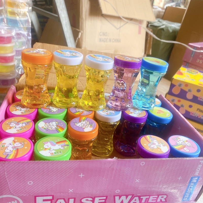 hộp 24 lọ slime có nhũ siêu đẹp