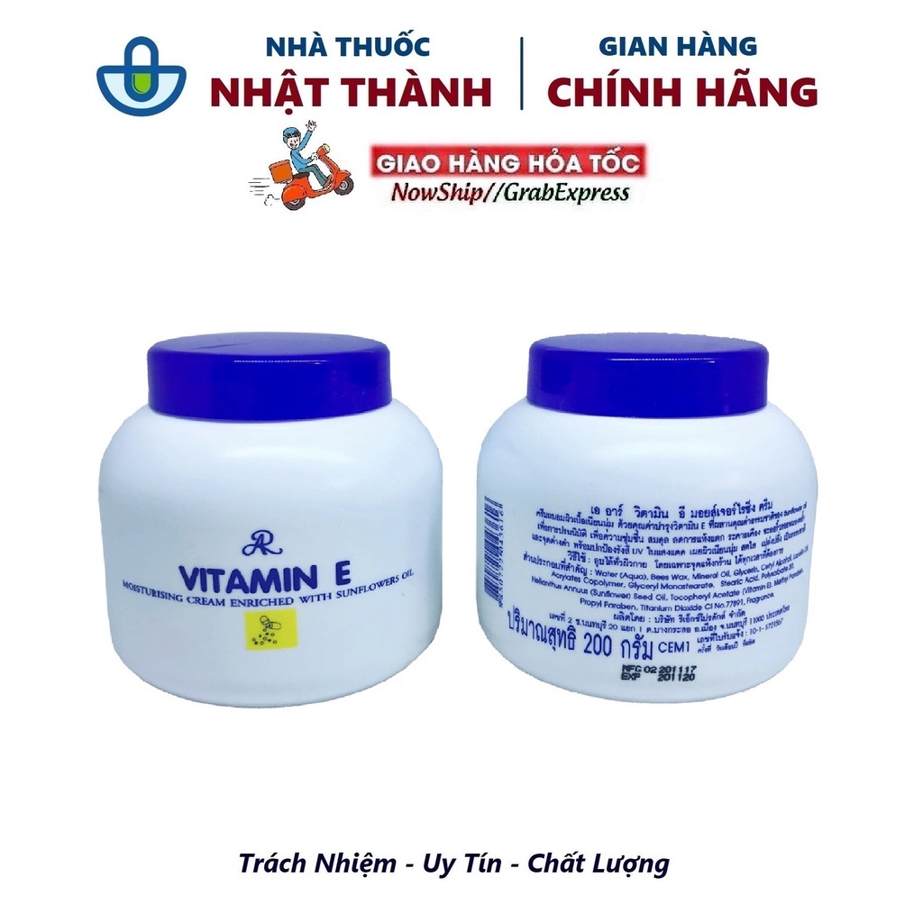Kem dưỡng ẩm Vitamin E Thái - Nhà thuốc Nhật Thành