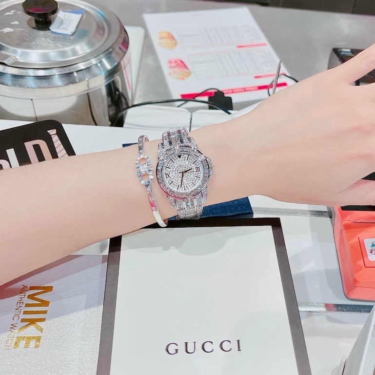 Đồng Hồ Nữ, đồng hồ Scotte,dây kim loại đính đá cao cấp, chống nước , thời trang , bảo hành 12 tháng