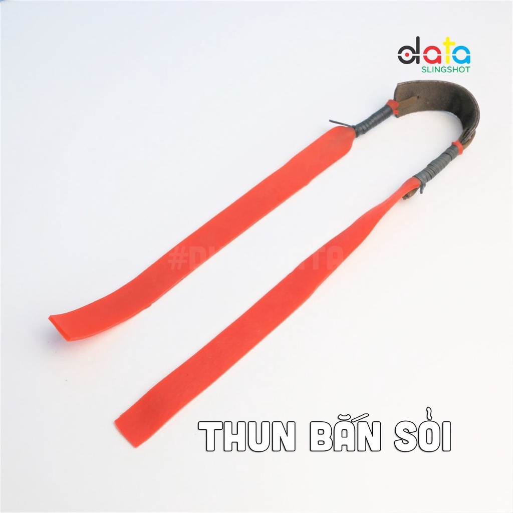 1 Bộ Dây Thun Bắn Đá Sỏi Bi Ve Bi Đất Nung Dày 2mm Siêu Bền Bỉ Dùng Cho Ná Cao Su Chạc Cột - DATA SlingShot