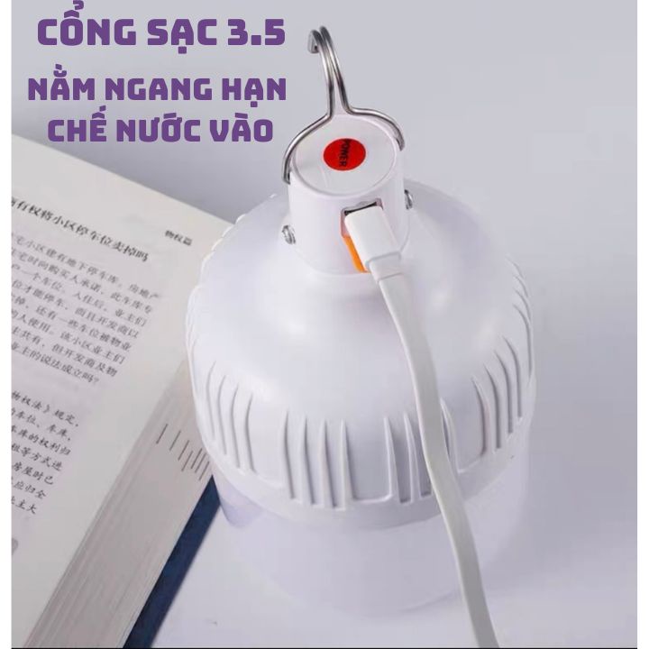 Bóng đèn led tích điện sạc pin siêu sáng đa năng 20w 40w 60w 80w 100w 120w SMARTLIFE.86
