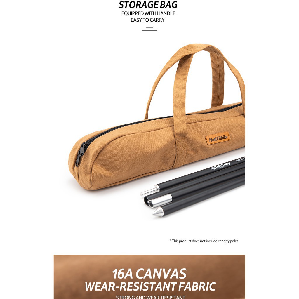 Túi đựng gậy chống tăng/ lều Glamping NatureHike NH20PJ201 chính hãng