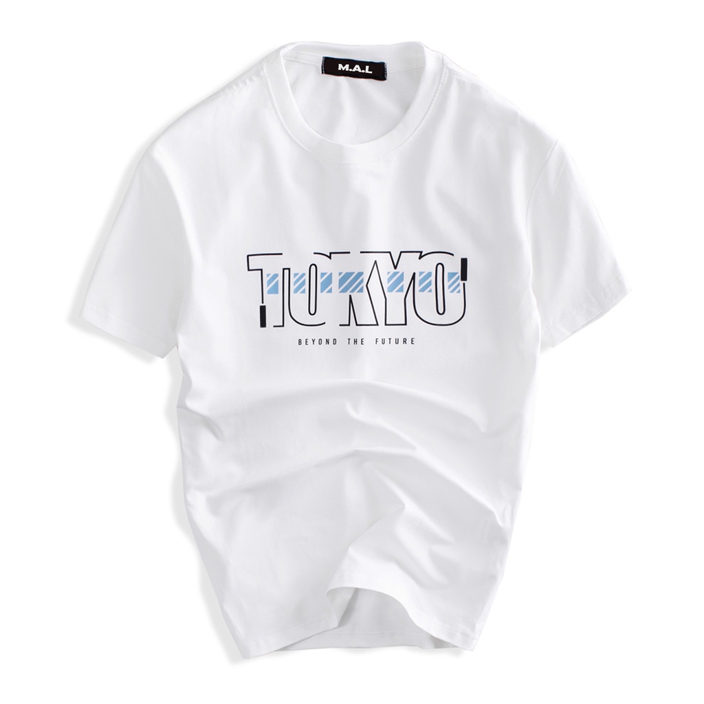 Áo Thun Nam Thời Trang Tay Ngắn Cổ Tròn Thun Lạnh Cao Cấp - In Hình TOKYO -MALBA004- MAL STORE