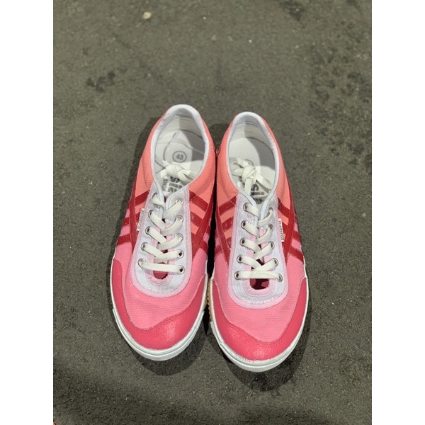 Giày bata asia đế cao su - tô màu hồng pastel đẹp - tập luyện và thi đấu thể thao