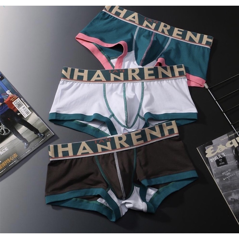 Quần lót nam boxer thun cotton size L