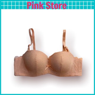 Áo Lót Nữ Ren Có Gọng Nâng Ngực Quả Cup Ngang Đệm Mút Mỏng Mềm Mịn Quyến Rũ PINK STORE 8322
