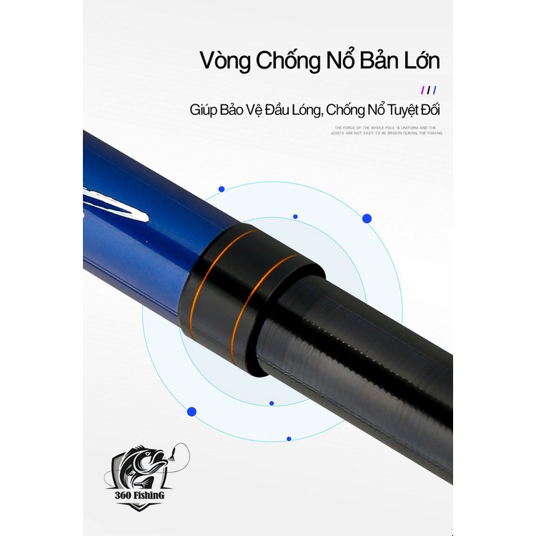Cần Câu Đài Tầm Xanh Chí Tôn 20H-19i Cần Câu Tay Săn Hàng Chính Hãng Cao Cấp Tặng Kèm Ngọn Phụ