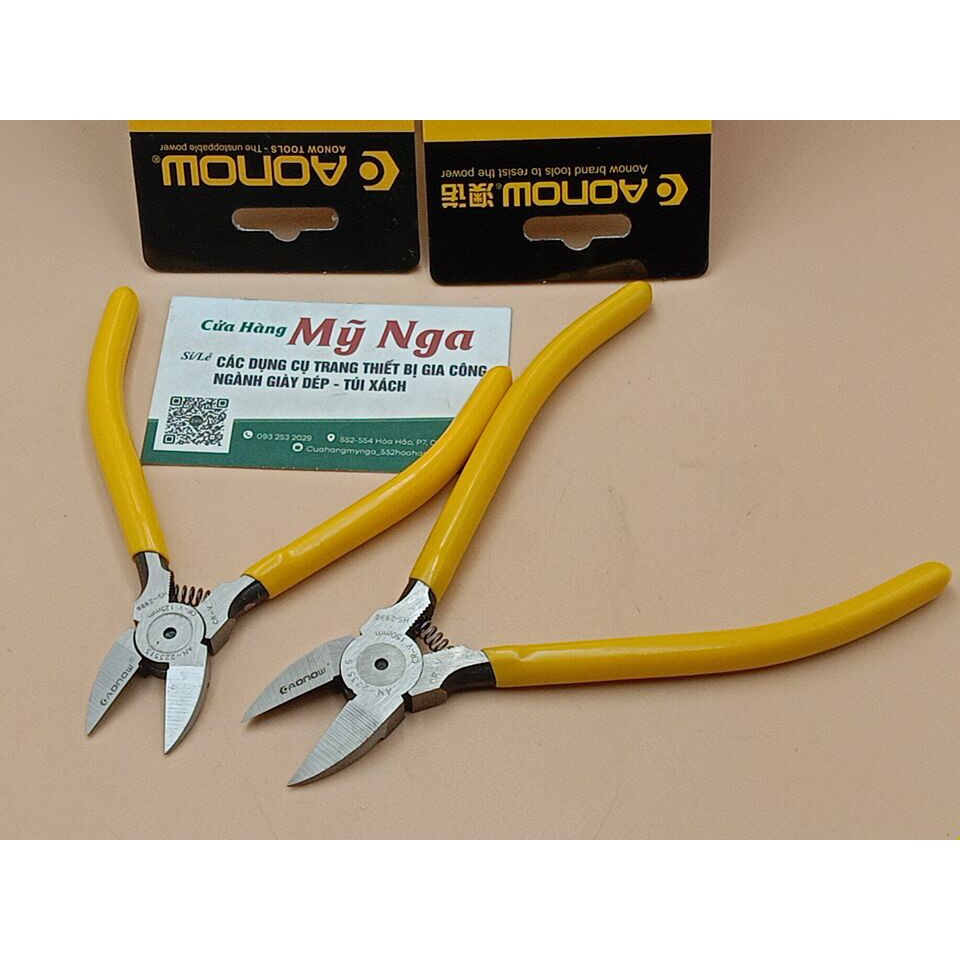 Kìm cắt 5in 6in 7in AONOW cán vàng