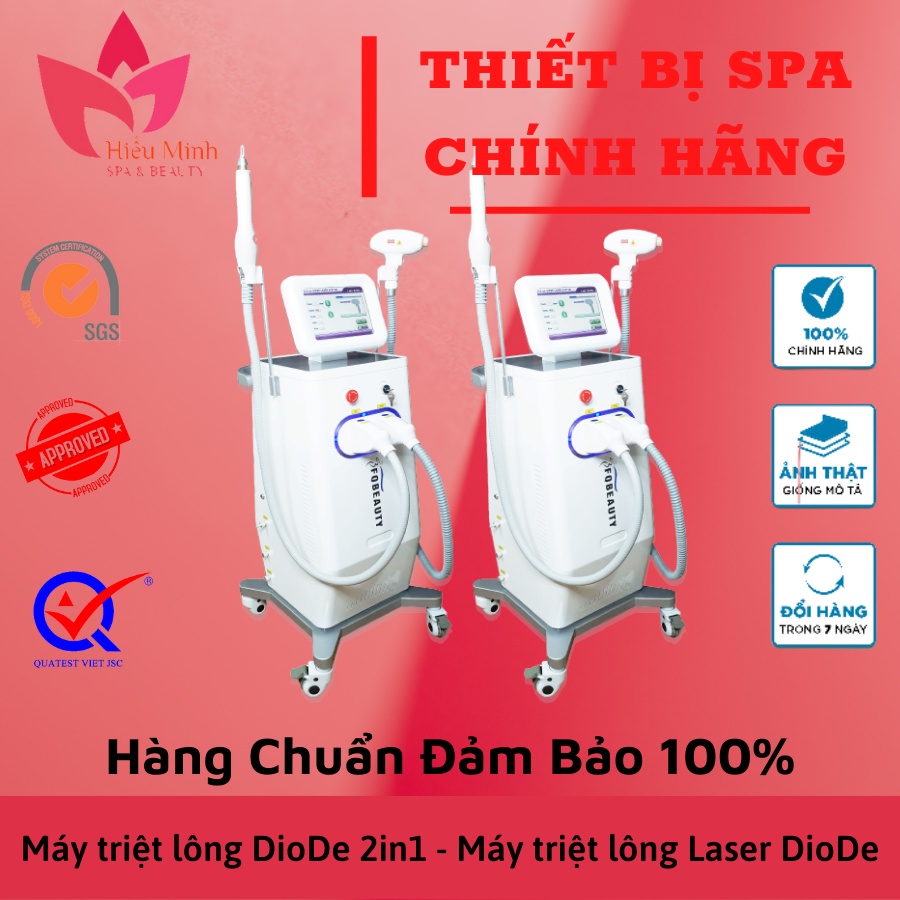 Máy triệt lông DioDe 2in1 - Máy triệt lông Laser DioDe