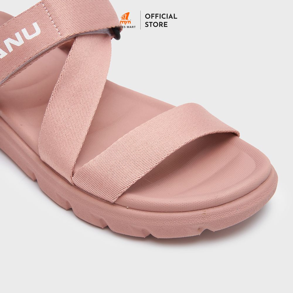 Sandal nữ NANU NN12 ALL PINK quai chéo tháo rời đế EVA 3cm công nghệ phylon chống trơn trượt siêu êm