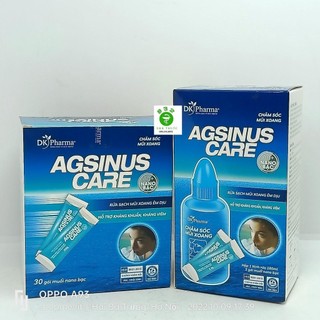 Agsinus care bộ bình rửa và muối nano bạc chăm sóc mũi xoang
