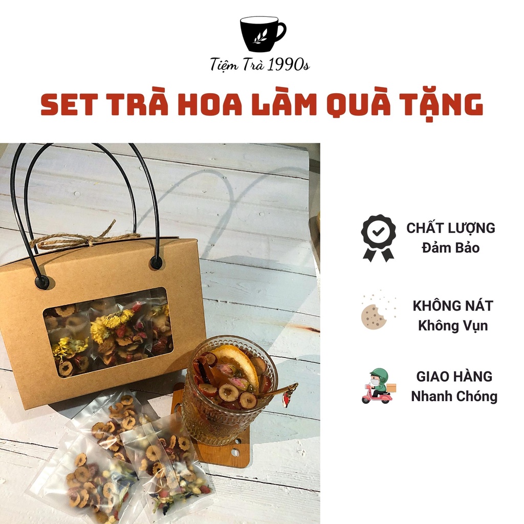 Trà thảo mộc làm quà tặng, trà thảo dược giảm cân, đẹp da, chống lão hoá, thanh nhiệt, giải độc – Tiệm Trà 1990s