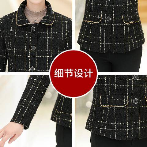 Áo Khoác Vest Có Mũ Trùm Dáng Ngắn Thời Trang Xuân Thu 2020 Cho Nữ Trung Niên