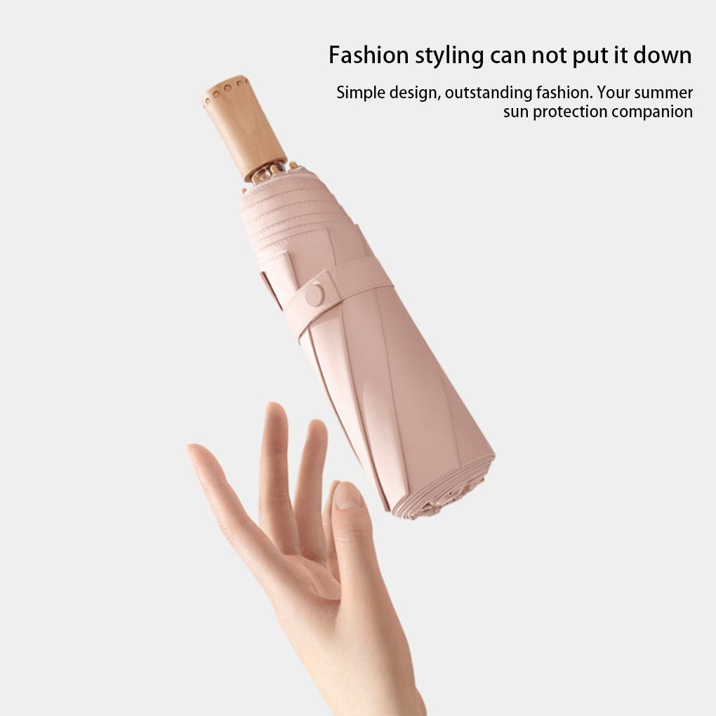 Dù Gấp 3 Chất Liệu Vinyl Chống Thấm Nước Chống Mưa Tiện Dụng