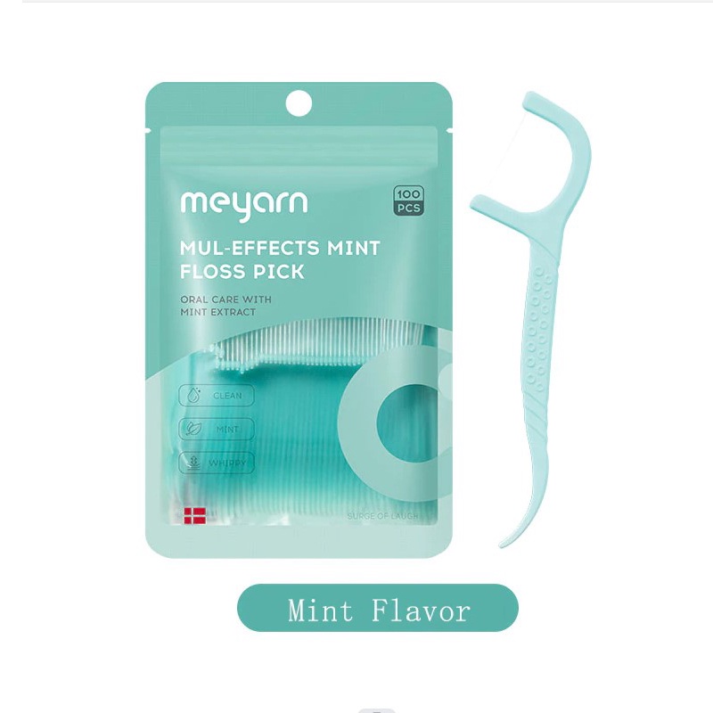 MEYARN 200 miếng Thanh xỉa răng Siêu mịn Gói gia đình dùng một lần di động bền bỉ