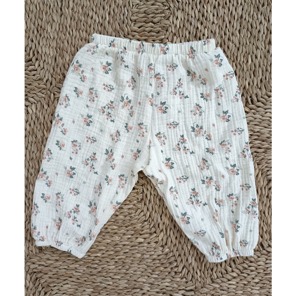 Quần boom chống muỗi cho bé chất xô muslin HABY KIDS