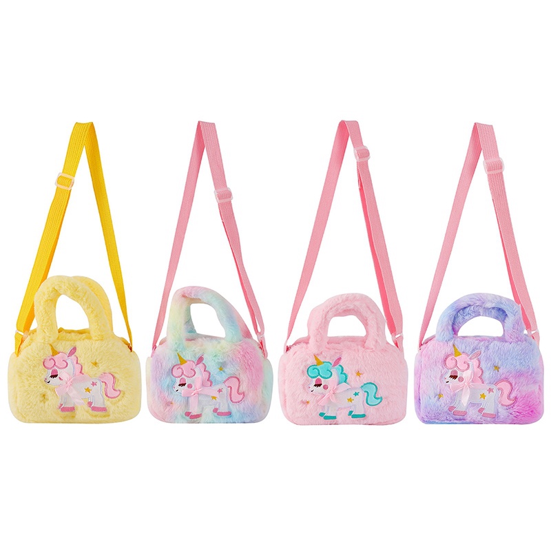 Túi Đeo Vai Hình Kỳ Lân Hoạt Hình Xinh Xắn
