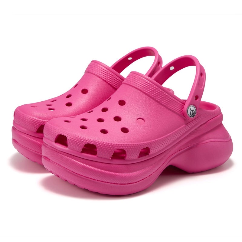 Dép sục cross đế cao màu tím 8 cm hàng od