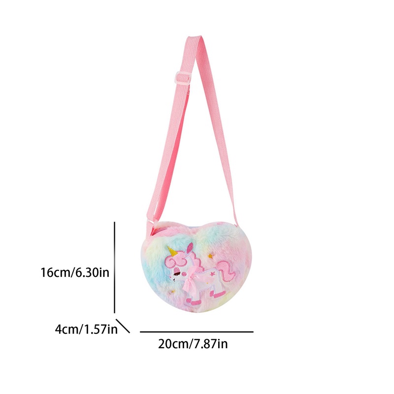 Túi Đeo Chéo Hình Kỳ Lân Dễ Thương Cho Bé