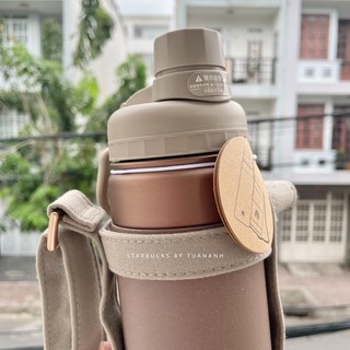 [Chính hãng] Bình Giữ Nhiệt Starbucks Coffee Grounds 473ml