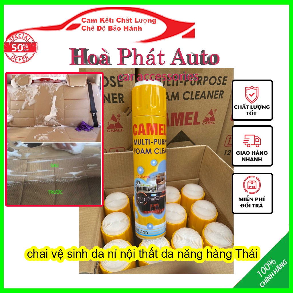 Chai vệ sinh nội thất Camel