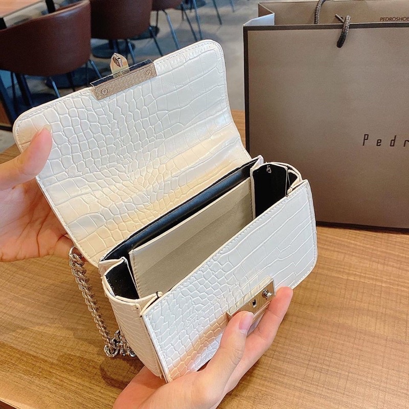 Túi xách nữ đeo chéo đeo vai khóa gài da rắn mới bag túi đi tiệc JUMALY - TDC260