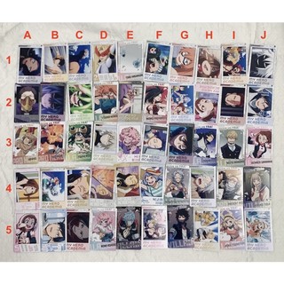 Thẻ Snapmide my hero academia MHA 4B lẻ có sẵn