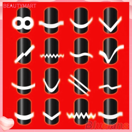 Tờ 48 Miếng Dán 18 Phong Cách Pháp Hỗ Trợ Làm Móng Nghệ Thuật