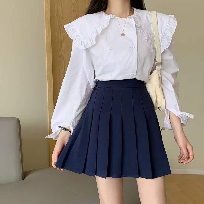 Chân váy tennis ngắn xếp ly dáng xòe thời trang nữ hàng cao cấp-Hạ Vy Shop