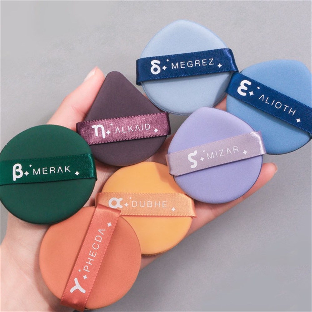 Set 7 Mút Trang Điểm Mềm Mịn Có Thể Sử Dụng Ướt Và Khô Qipin