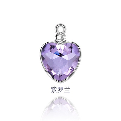 Mới Mặt Vòng cổ Hình Trái Tim Bằng Hợp Kim Diy