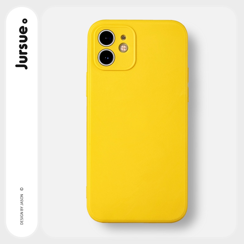Ốp lưng JURSUE silicon mềm chống sốc Cho iPhone 14 13 12 11 Pro Max SE 2020 X XR XS 8 7 ip 6S 6 Plus YCS3