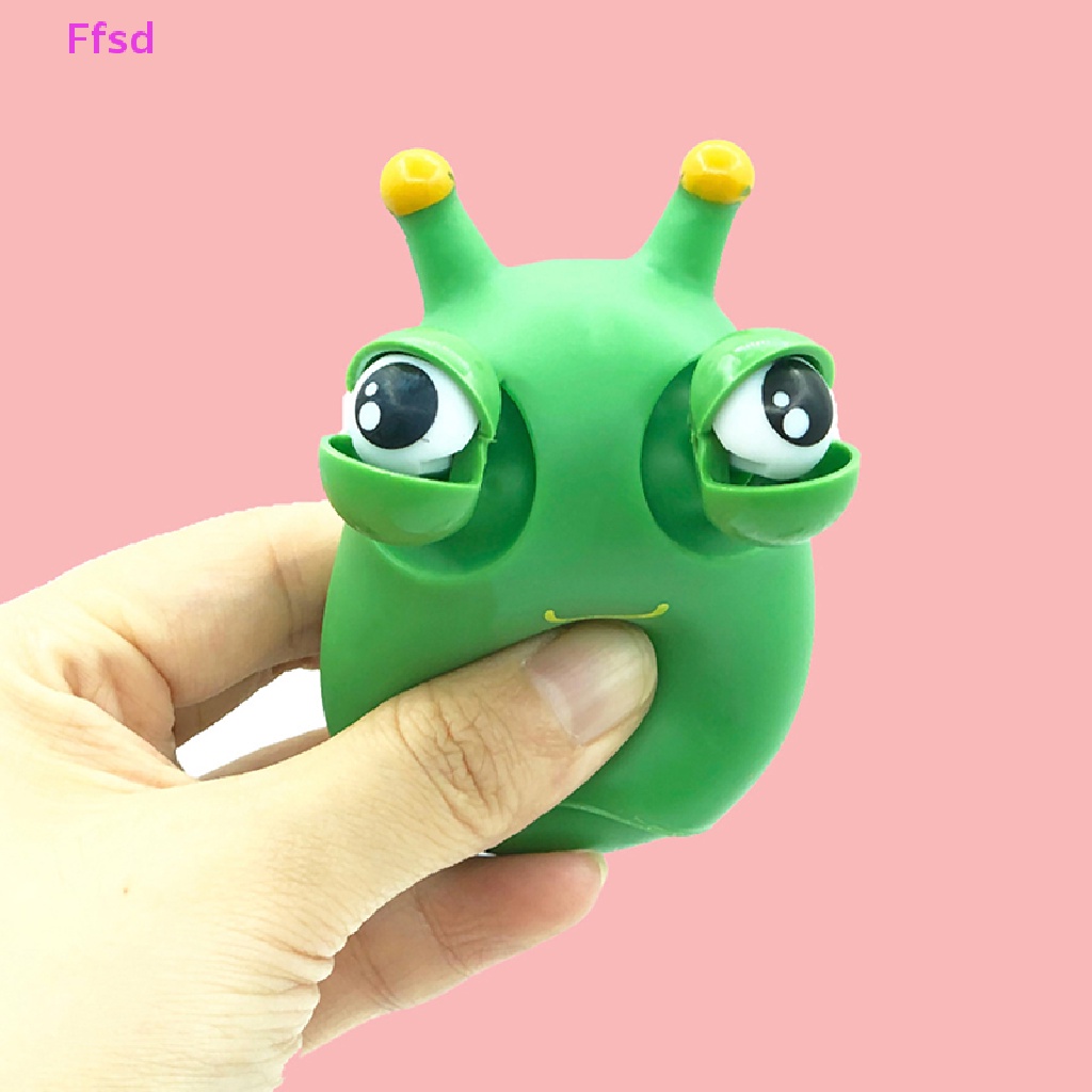 {Ffsd} Đồ Chơi Con Sâu Dạng Bóp Mắt Xanh Lá Vui Nhộn Làm Quà Tặng Giáng Sinh * Bán Chạy