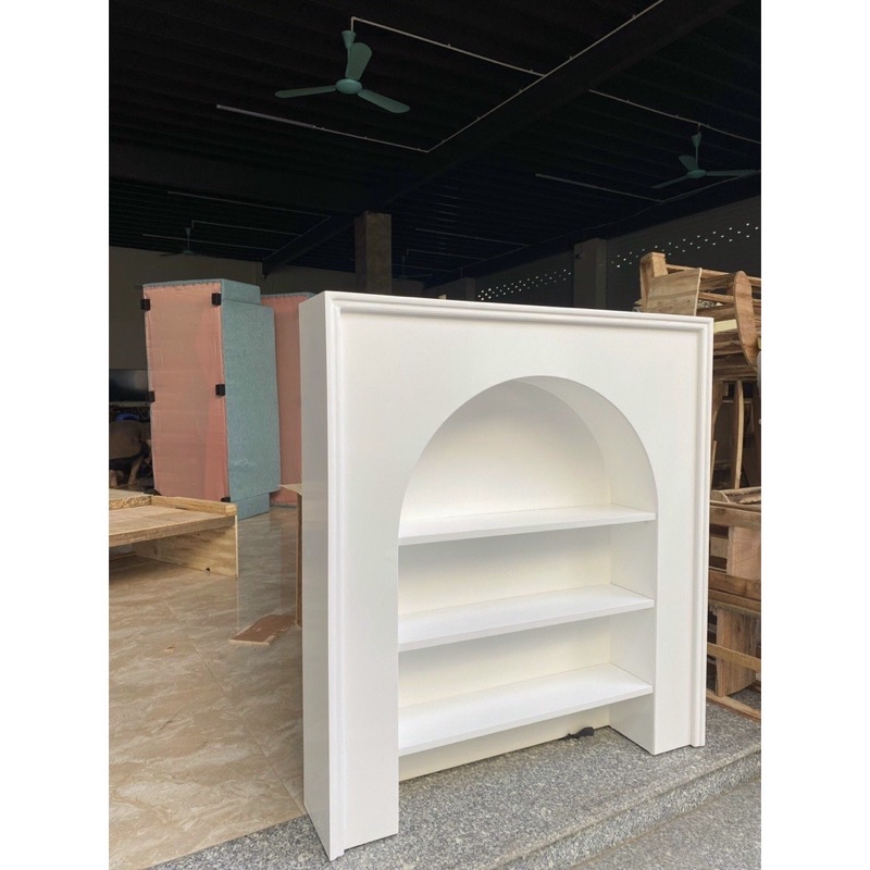 Xả kho kệ lò sưởi, tủ decor trang trí phong cách Bắc Âu