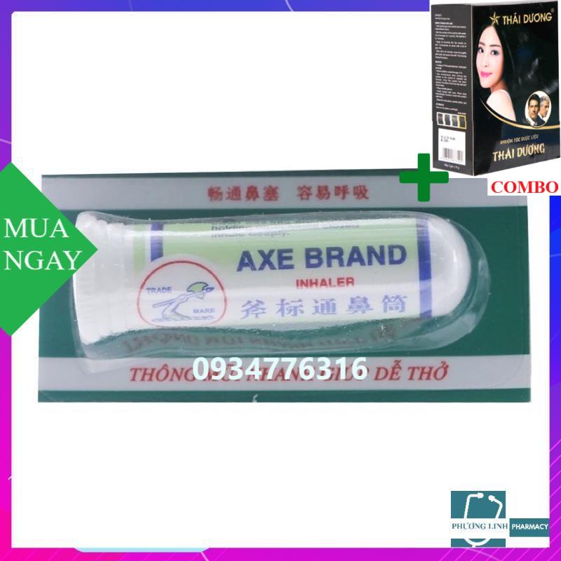 Combo Gội Là Đen Thái Dương+ ỐNG HÍT CÂY BÚA AXE BRAND