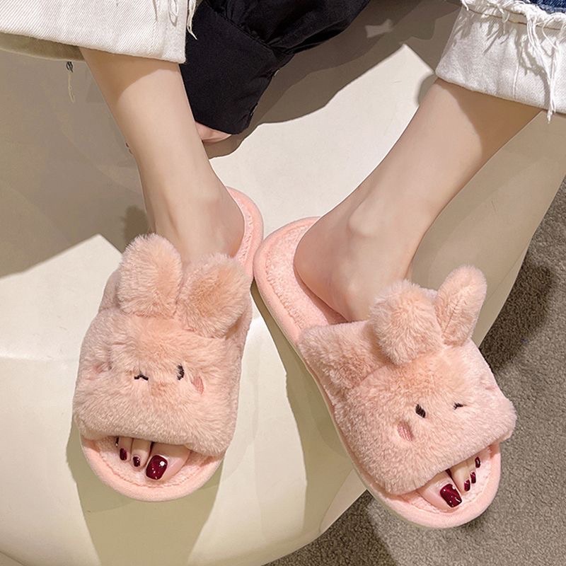 Dép Bông Đi Trong Nhà Hình Thỏ Đáng Yêu