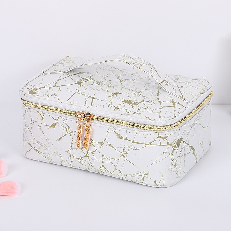 Túi Đựng Đồ Trang Điểm Họa Tiết Đá Hoa Cương Thiết Kế Đơn Giản Tiện Lợi Dễ Sử Dụng