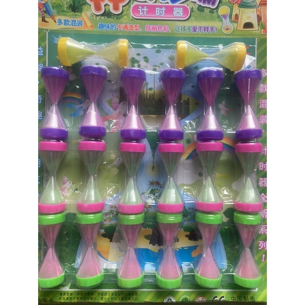 Vỉ 18 cái đồng hồ cát siêu đẹp